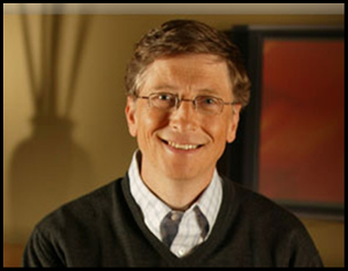Bill Gates popular businessman