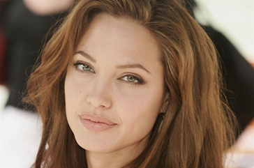 Angelina Jolie wears versace