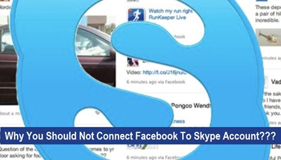 You Should Not Connect Facebook To Skype Account