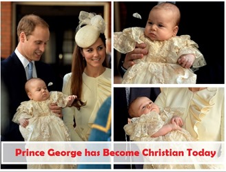 Christening ceremony of prince george