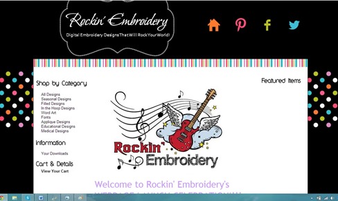 promote embroidery business with website