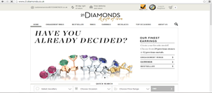 21diamonds.com Indian jewelry website