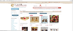 Craftsvilla.com Indian Jewelry website