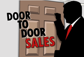 Door-To-Door Salesman most irritating job