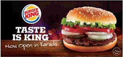 Burger King best Pakistani cafe to celebrate ocassions