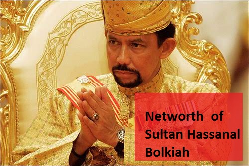 net worth of Sultan Hassanal bolkiah