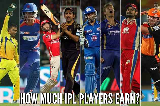 IPL players earning
